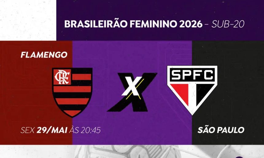 Brasileirão Feminino Sub-20: TV Brasil transmite Flamengo X São Paulo