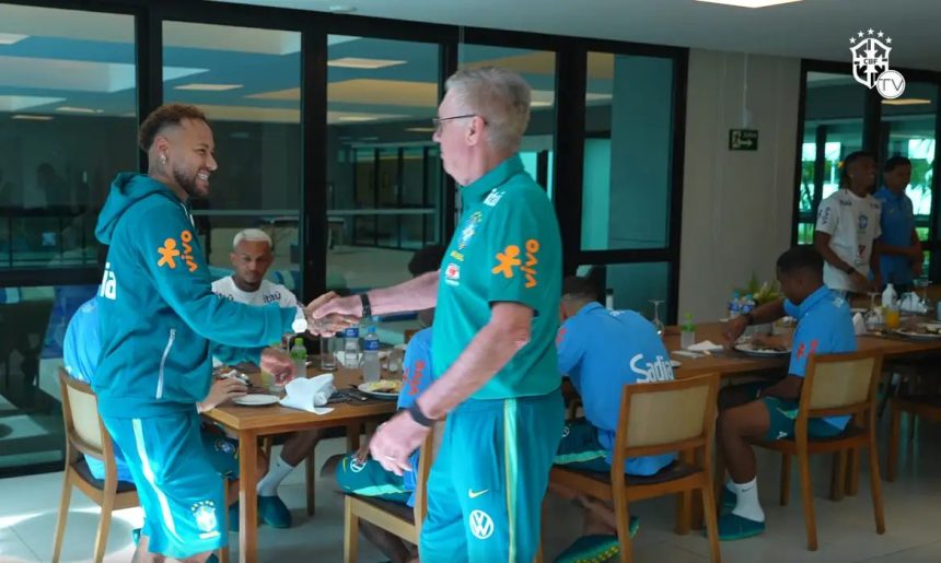 Seleção brasileira se apresenta na Granja Comary para a Copa do Mundo