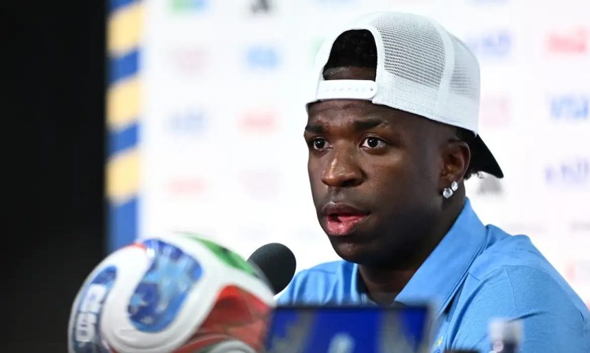 Mais experiente, Vini Jr. afirma que Brasil “chega para ser campeão”