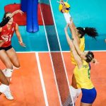 Brasil perde para os Estados Unidos por 3 a 0 no vôlei feminino