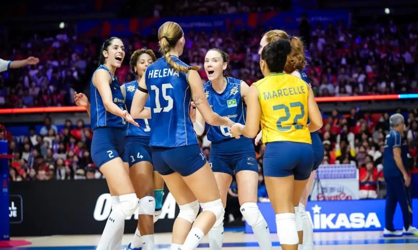 Liga das Nações: Brasil bate anfitrião Japão em abertura de 3ª semana
