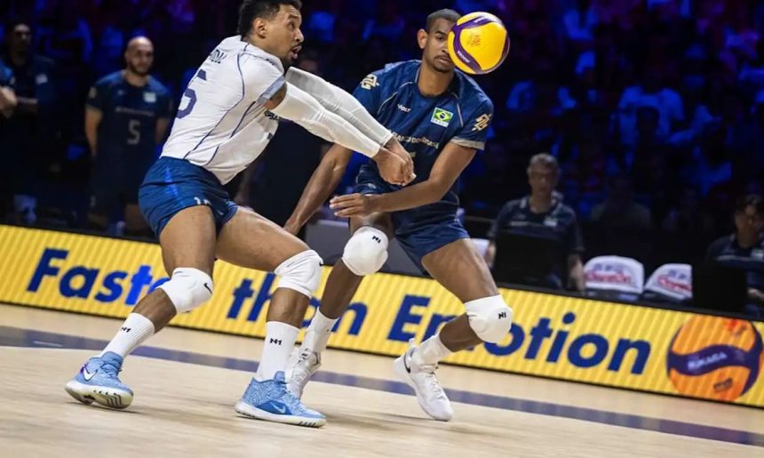 Seleção masculina perde e pode dar adeus à Liga das Nações de vôlei