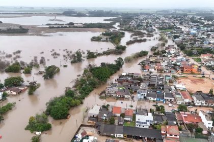 Tempestades colocam RS em alerta vermelho para inundações