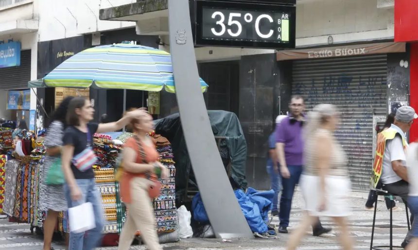 Com onda de calor, temperaturas em SP podem chegar perto dos 40 graus