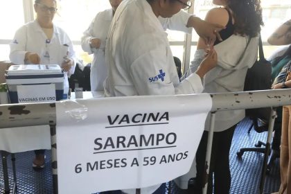 Mais de 795 mil vacinas contra o sarampo foram aplicadas em São Paulo
