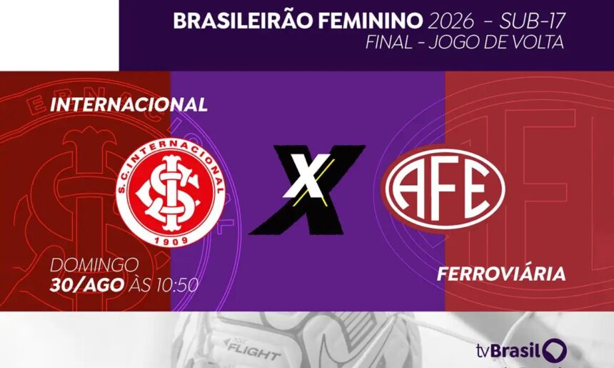 TV Brasil exibe final do Brasileirão Feminino Sub-17 neste domingo