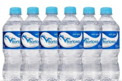 Anvisa interdita água mineral da marca Vitoriosa por conter coliformes