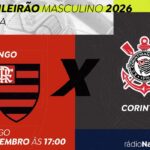 Rádio Nacional transmite clássico Flamengo x Corinthians neste domingo