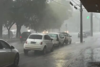 Ciclone e frente fria trazem chuva, ventos e queda de temperatura