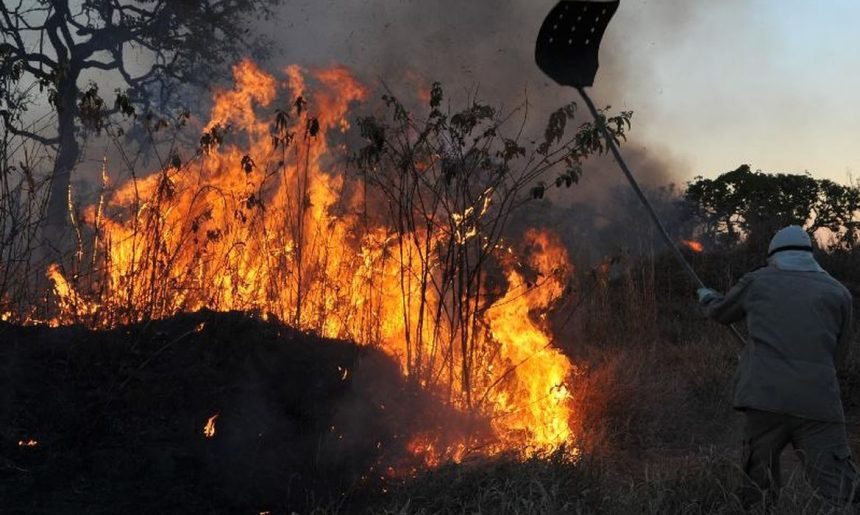 Fumaça de incêndios encobre regiões de Manaus
