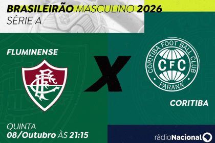 Rádio Nacional transmite Fluminense x Coritiba nesta quinta